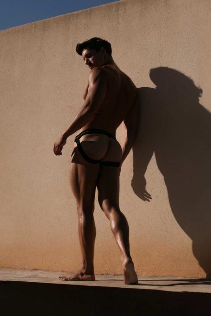 Model Eric by Joan Crisol - CODE 22 underwear Sheer Mesh Jockstrap 
