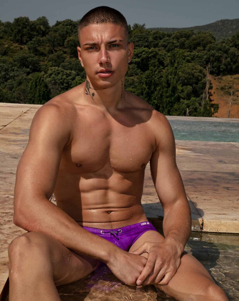 Georgi by Joan Crisol for CODE 22 Deep Mini Swim Briefs