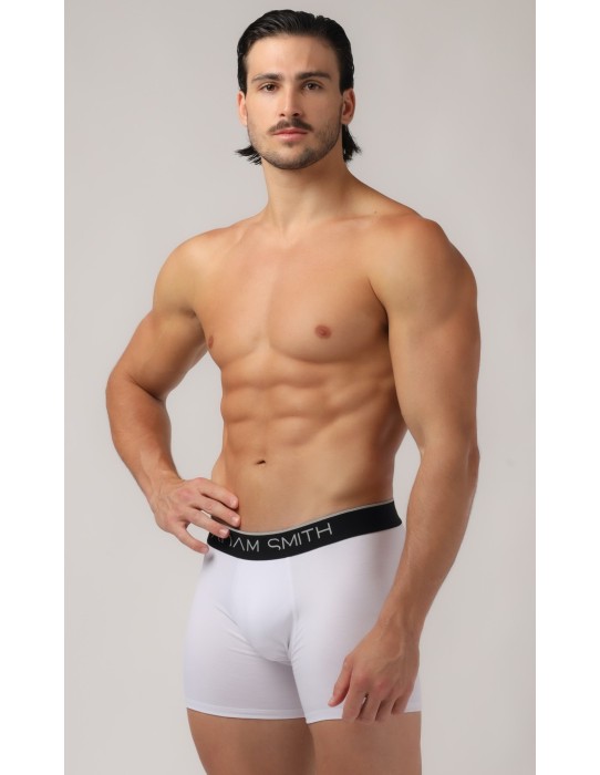 Adam Smith - Basics Boxer Trunks - White 2