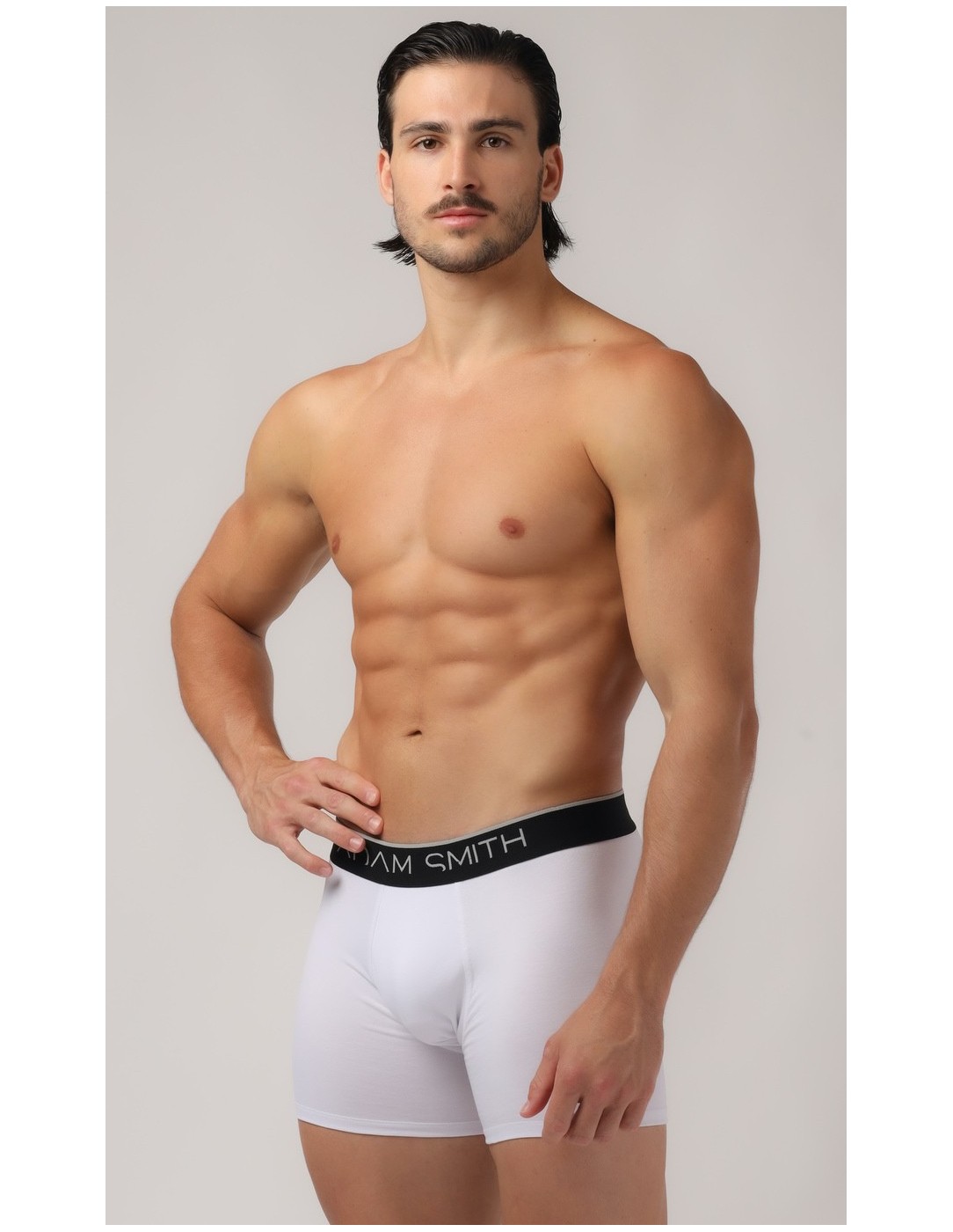 Adam Smith - Basics Boxer Trunks - White