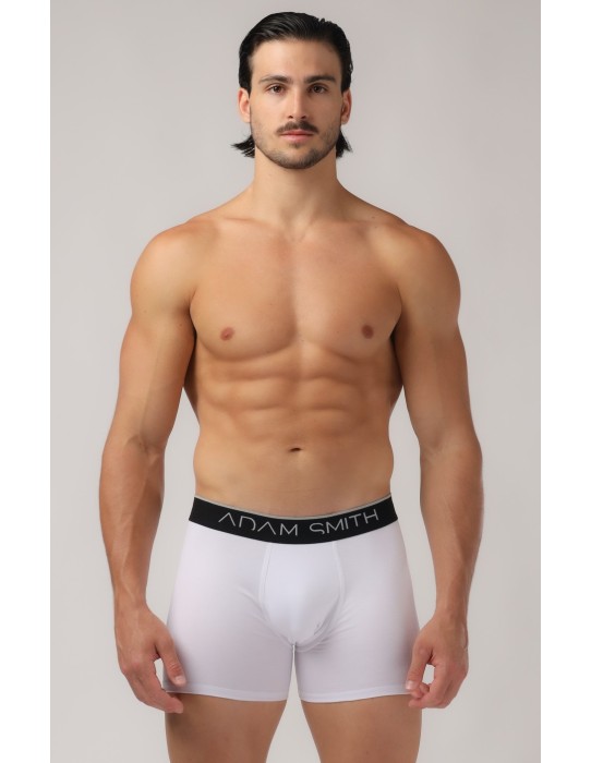 Adam Smith - Basics Boxer Trunks - White