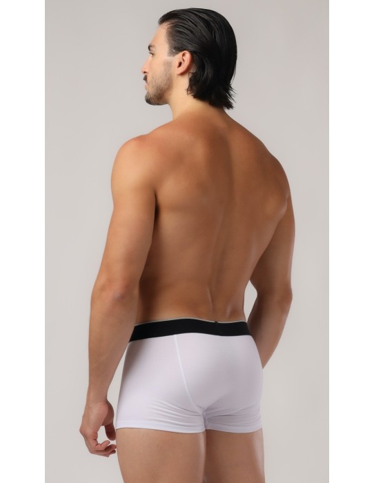 Adam Smith - Casual Boxer Trunks - White 2