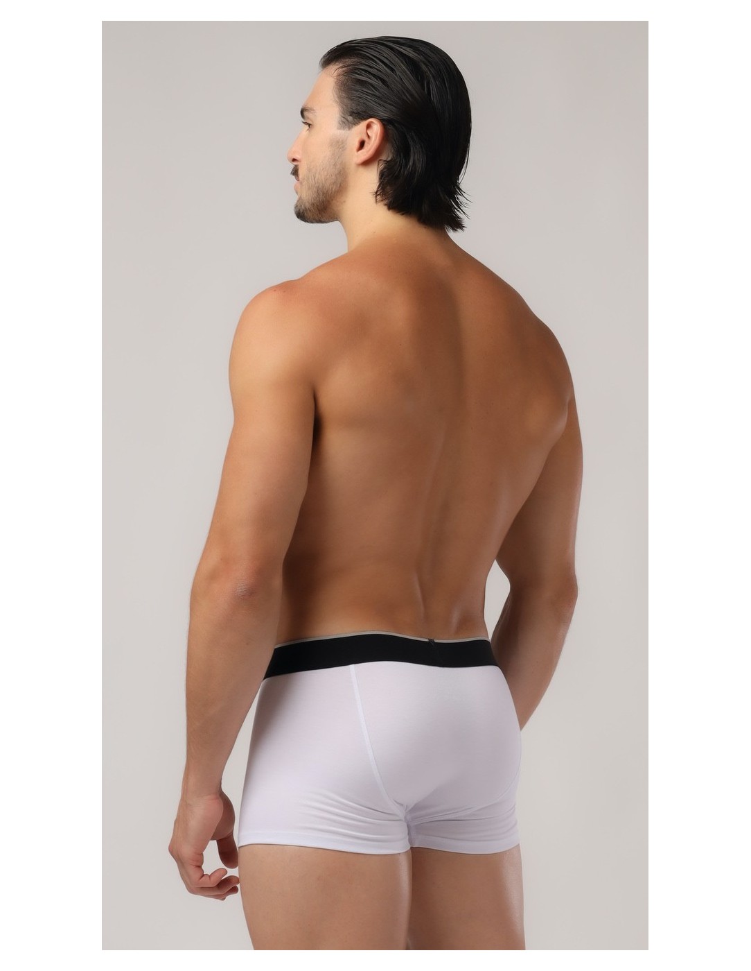 Adam Smith - Casual Boxer Trunks - White