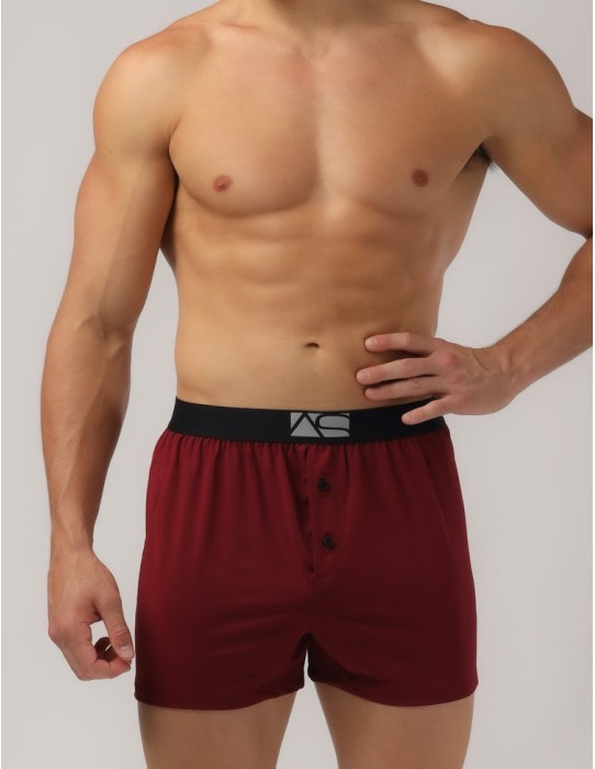 Adam Smith - Modern Boxer - Burgundy