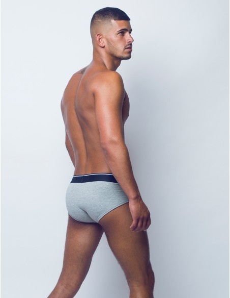 Walking Jack - Ash Solid Briefs