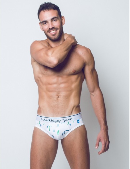 Walking Jack - Letters Print Briefs
