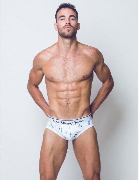 Walking Jack - Letters Print Briefs