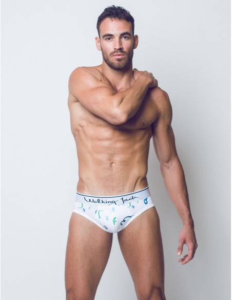 Walking Jack - Letters Print Briefs