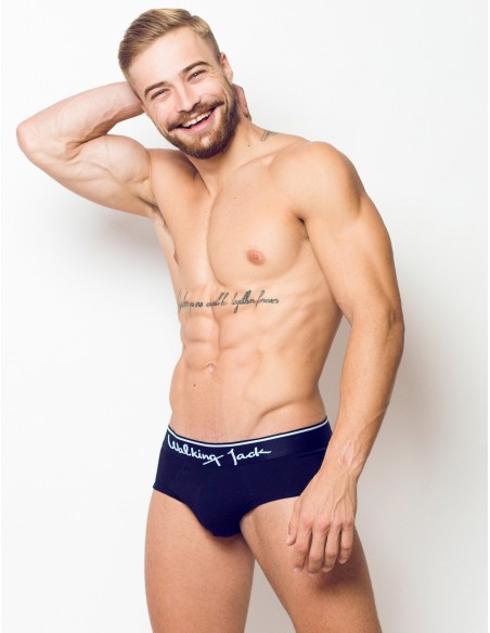 Walking Jack - Solid Briefs Black