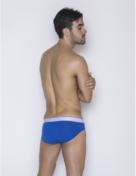 Walking Jack - Core Briefs Blue With White
