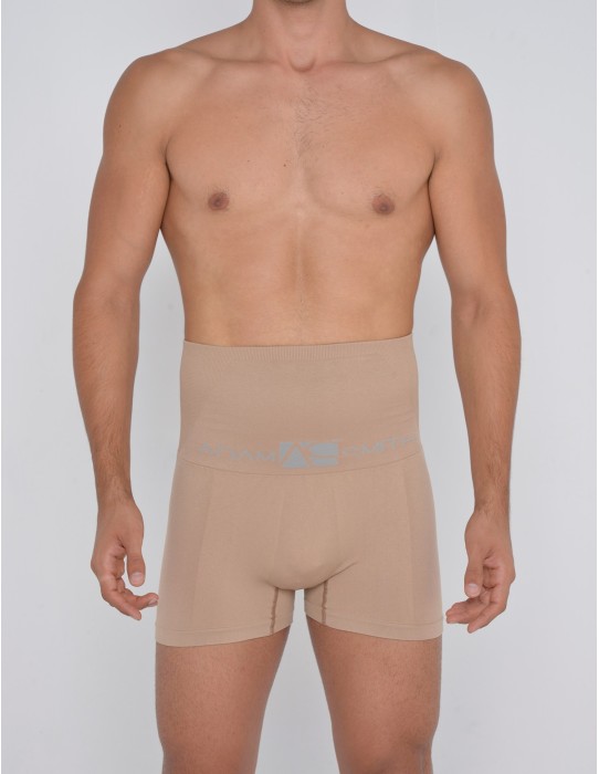 Adam Smith - High Waist Shaper Trunks - Beige