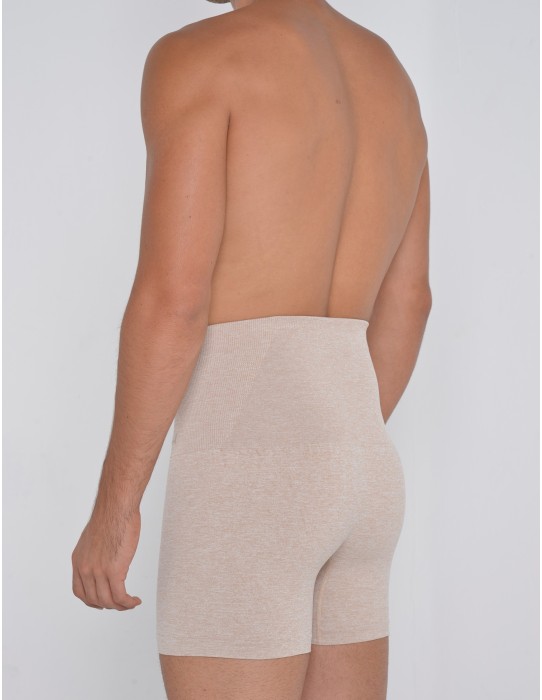 Adam Smith - High Waist Shaper Trunks - Beige Muline 2