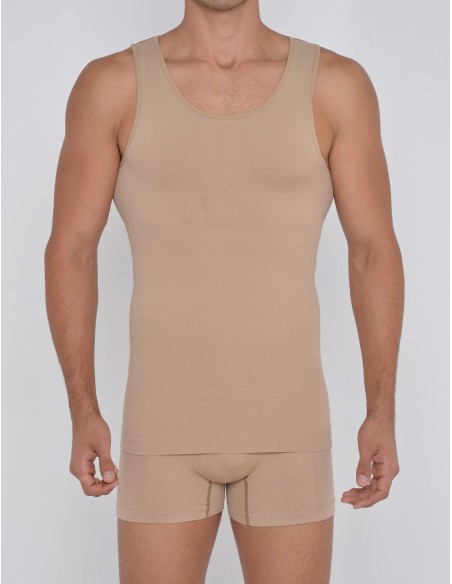 Adam Smith - Shaper Tank Top - Beige