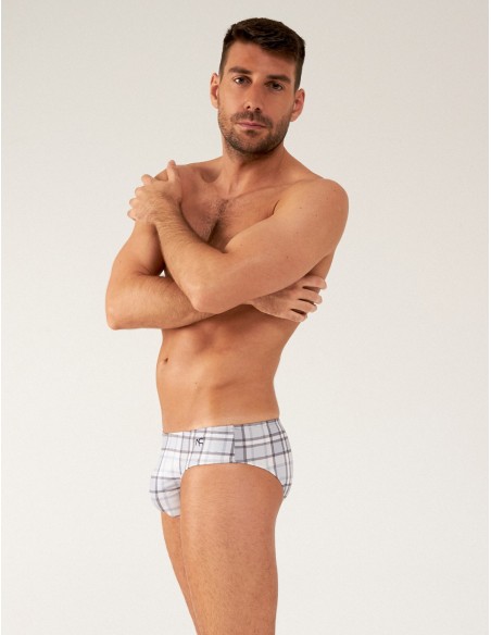 Adam Smith - Saltire Bikini Briefs - Plaid