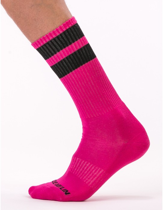 Barcode Berlin - Gym Socks Pink-Black