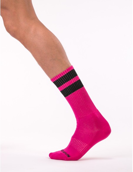 Barcode Berlin - Gym Socks Pink-Black