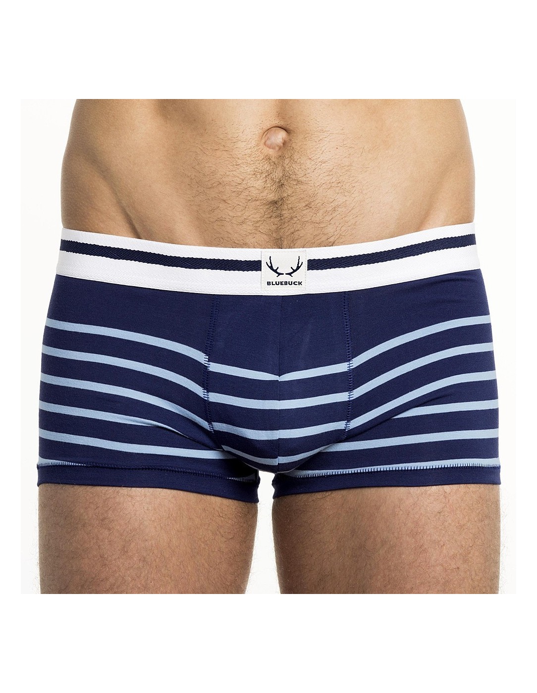 Bluebuck - Blue Trunks With Light Blue Stripes