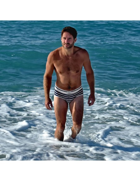 Bluebuck - Blue Briefs With Stripes