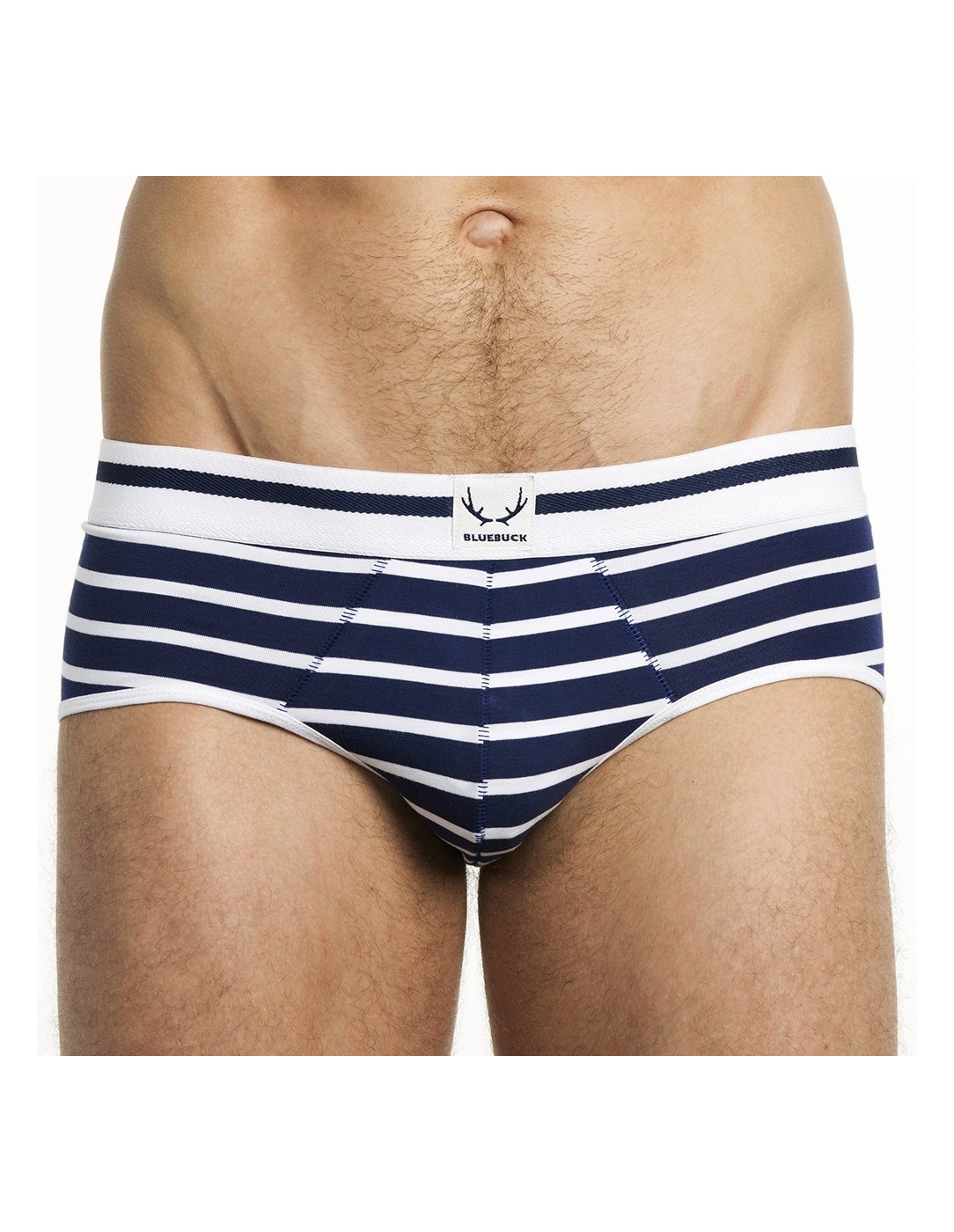 Bluebuck - Blue Briefs With Stripes
