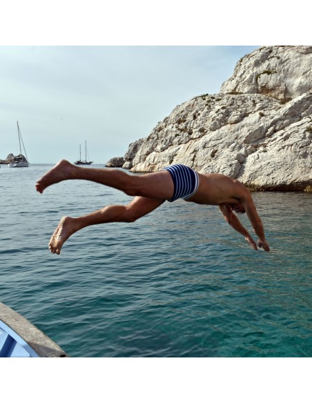 Bluebuck - Blue Trunks With Stripes
