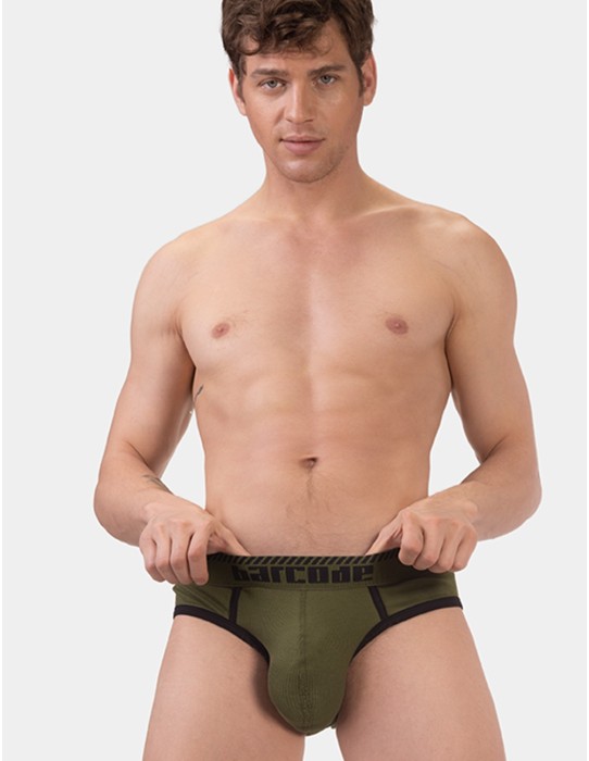 Barcode Berlin - Solger Σλιπ - Πράσινο με Μαύρο