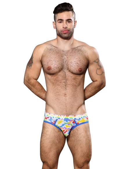 Andrew Christian - Pride Camouflage Mesh Brief w/ Almost Naked