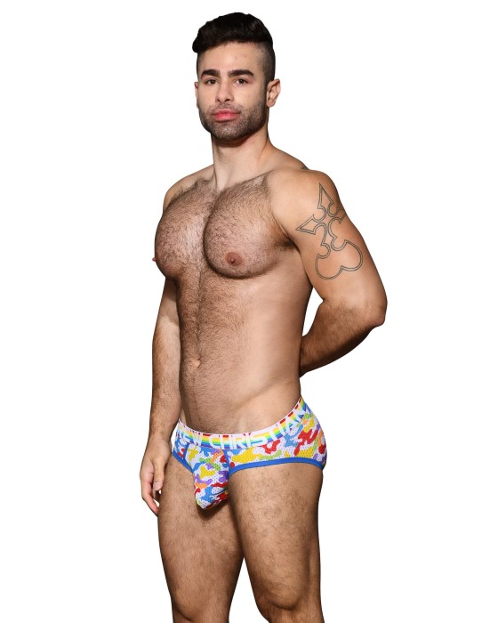 Andrew Christian - Pride Camouflage Mesh Brief w/ Almost... 2