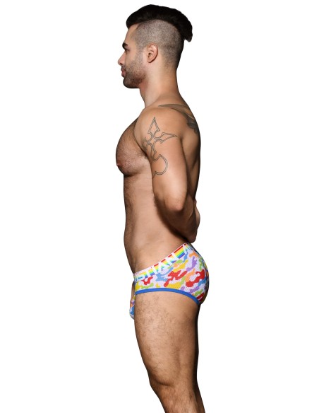 Andrew Christian - Pride Camouflage Mesh Brief w/ Almost Naked