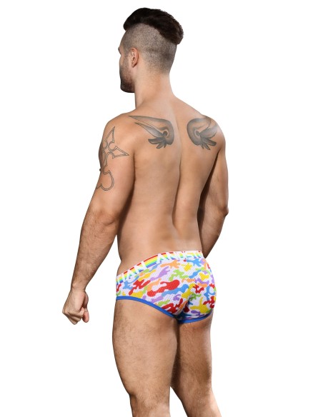 Andrew Christian - Pride Camouflage Mesh Brief w/ Almost Naked
