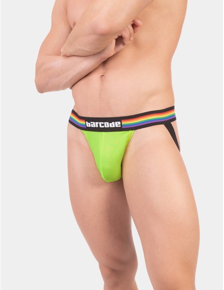 Barcode Berlin - Pride Jockstrap Neon Green