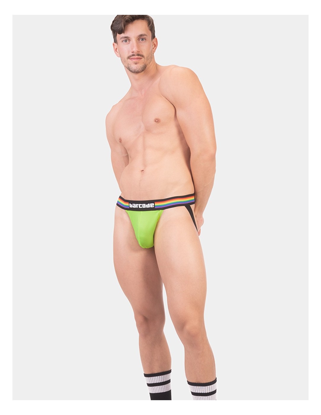 Barcode Berlin - Pride Jockstrap Neon Green