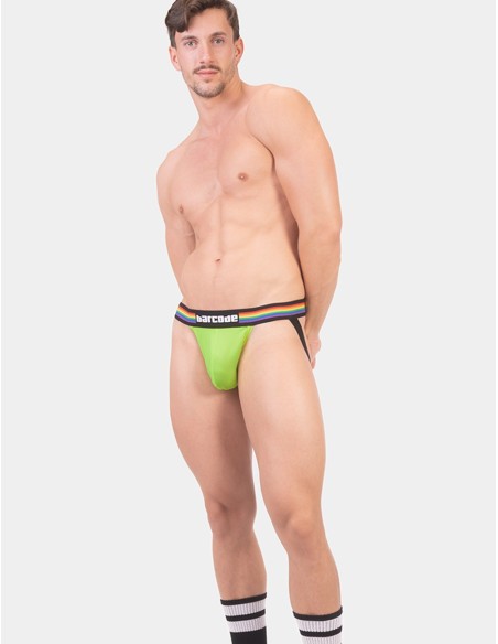 Barcode Berlin - Pride Jockstrap Neon Green