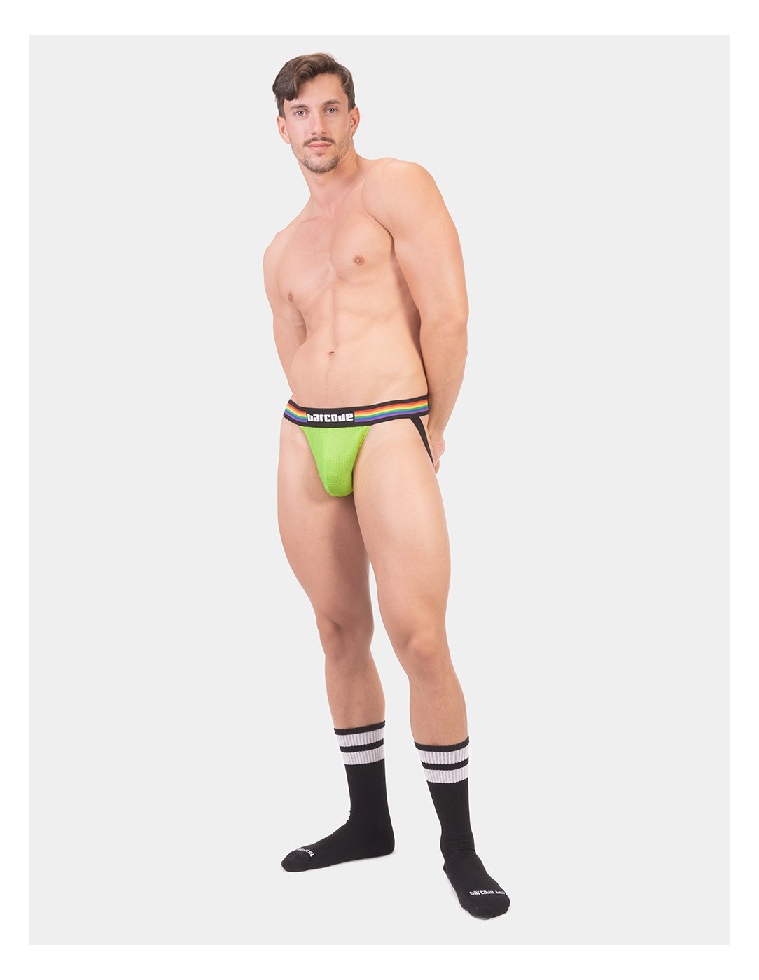 Barcode Berlin - Pride Jockstrap Neon Green