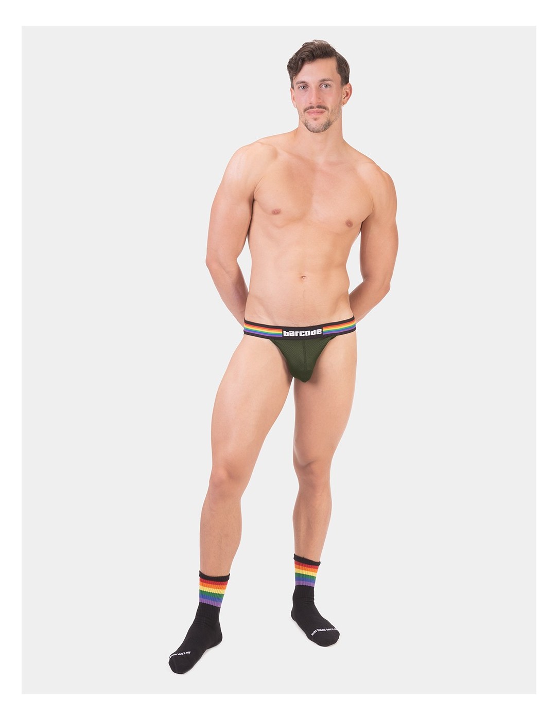 Barcode Berlin - Pride Jockstrap Olive