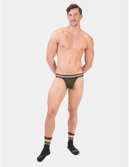 Barcode Berlin - Pride Jockstrap Olive