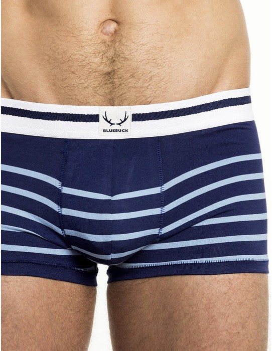 Bluebuck - Blue Trunks With Light Blue Stripes