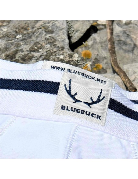 Bluebuck - White Trunks With Stripes