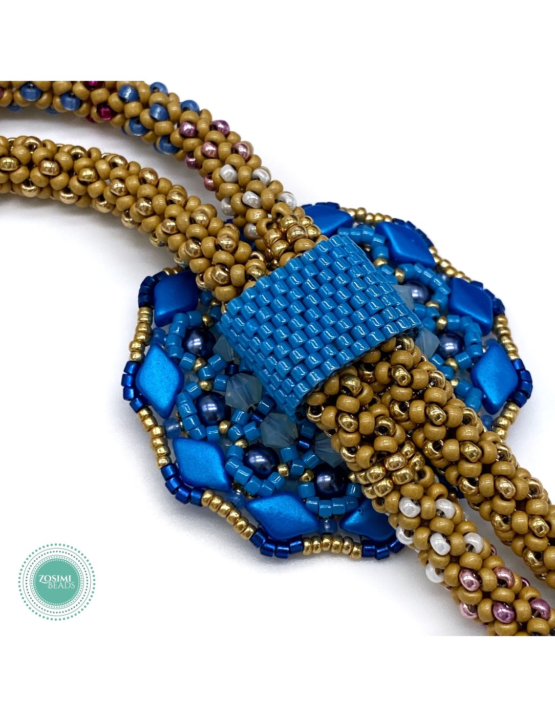 Zosimi Beads - Lakshmi and Chittorgarh - Lariat...