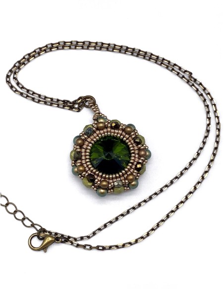 Zosimi Beads - Marian Necklace - Olivine