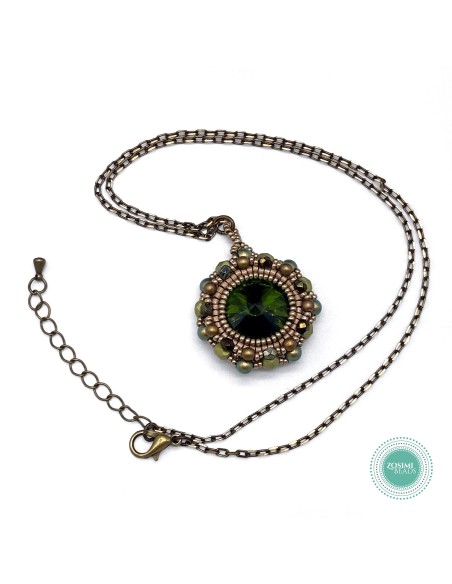 Zosimi Beads - Marian Necklace - Olivine