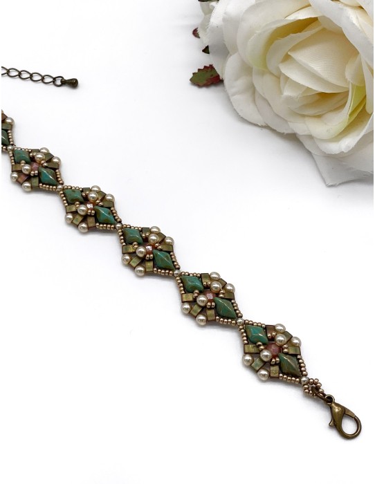 Zosimi Beads - Pralina Bracelet - Pistachio