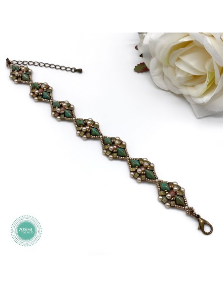 Zosimi Beads - Pralina Bracelet - Pistachio