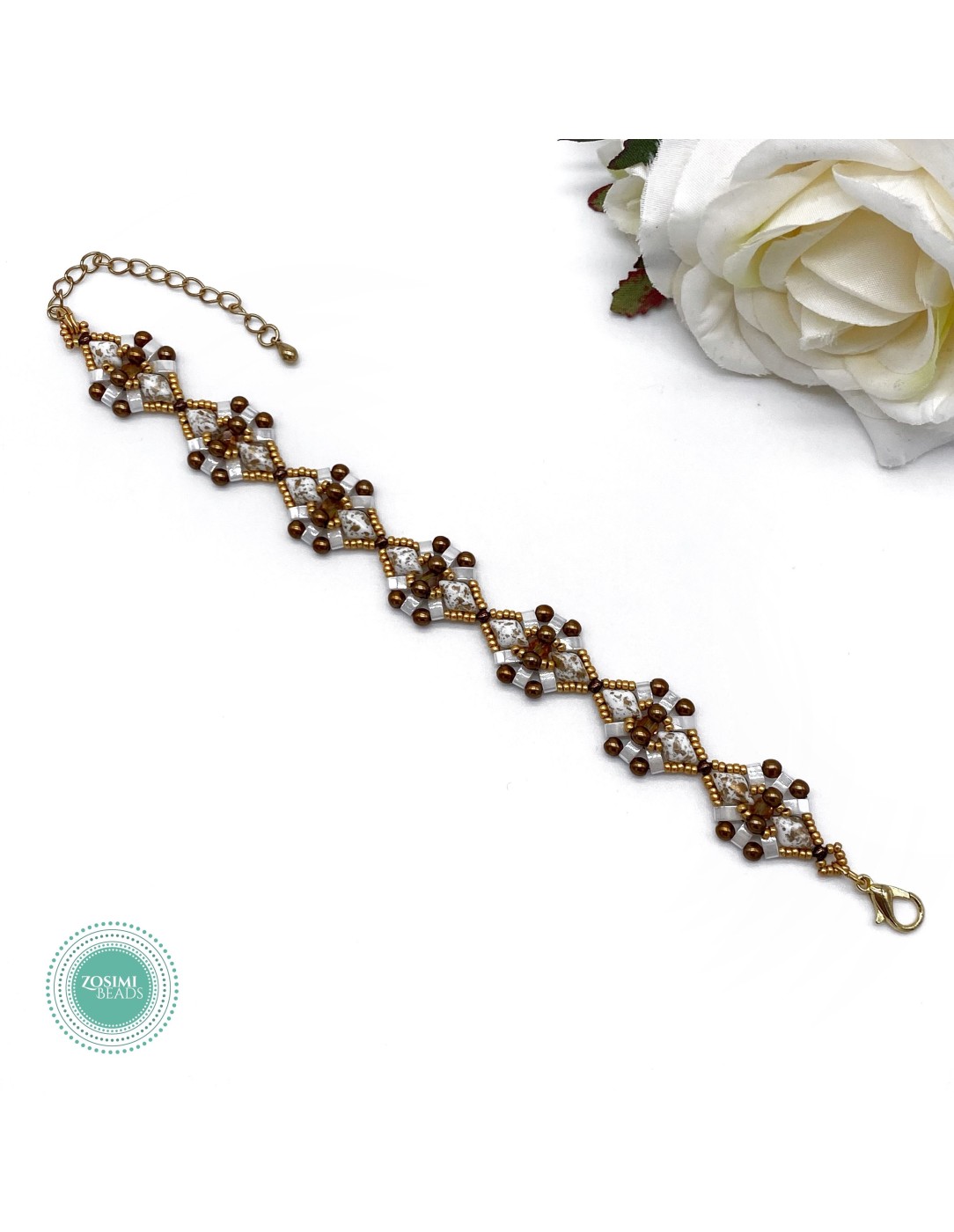 Zosimi Beads - Pralina Bracelet - Mocha