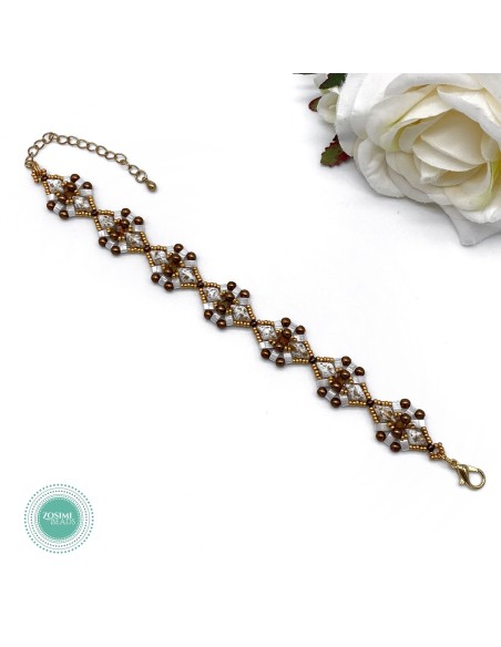 Zosimi Beads - Pralina Bracelet - Mocha