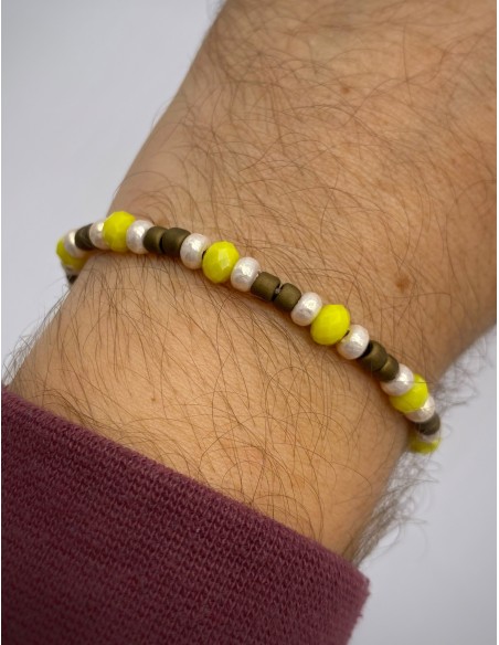 Zosimi Beads - Thiseas Drawstring Bracelet - Lime
