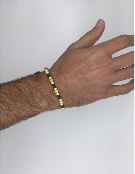 Zosimi Beads - Thiseas Drawstring Bracelet - Lime