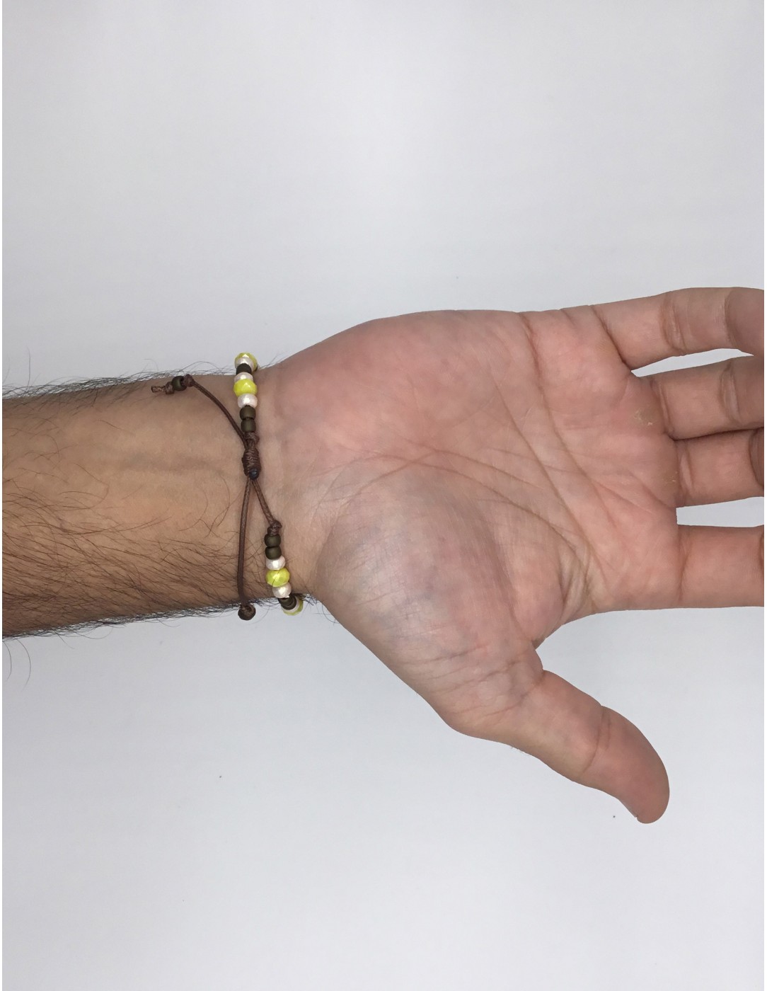 Zosimi Beads - Thiseas Drawstring Bracelet - Lime