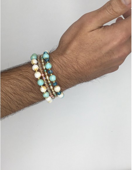 Zosimi Beads - Athena Wrap Bracelet - Ocean Treasures