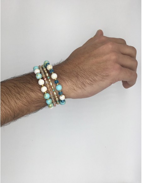 Zosimi Beads - Athena Wrap Bracelet - Ocean Treasures