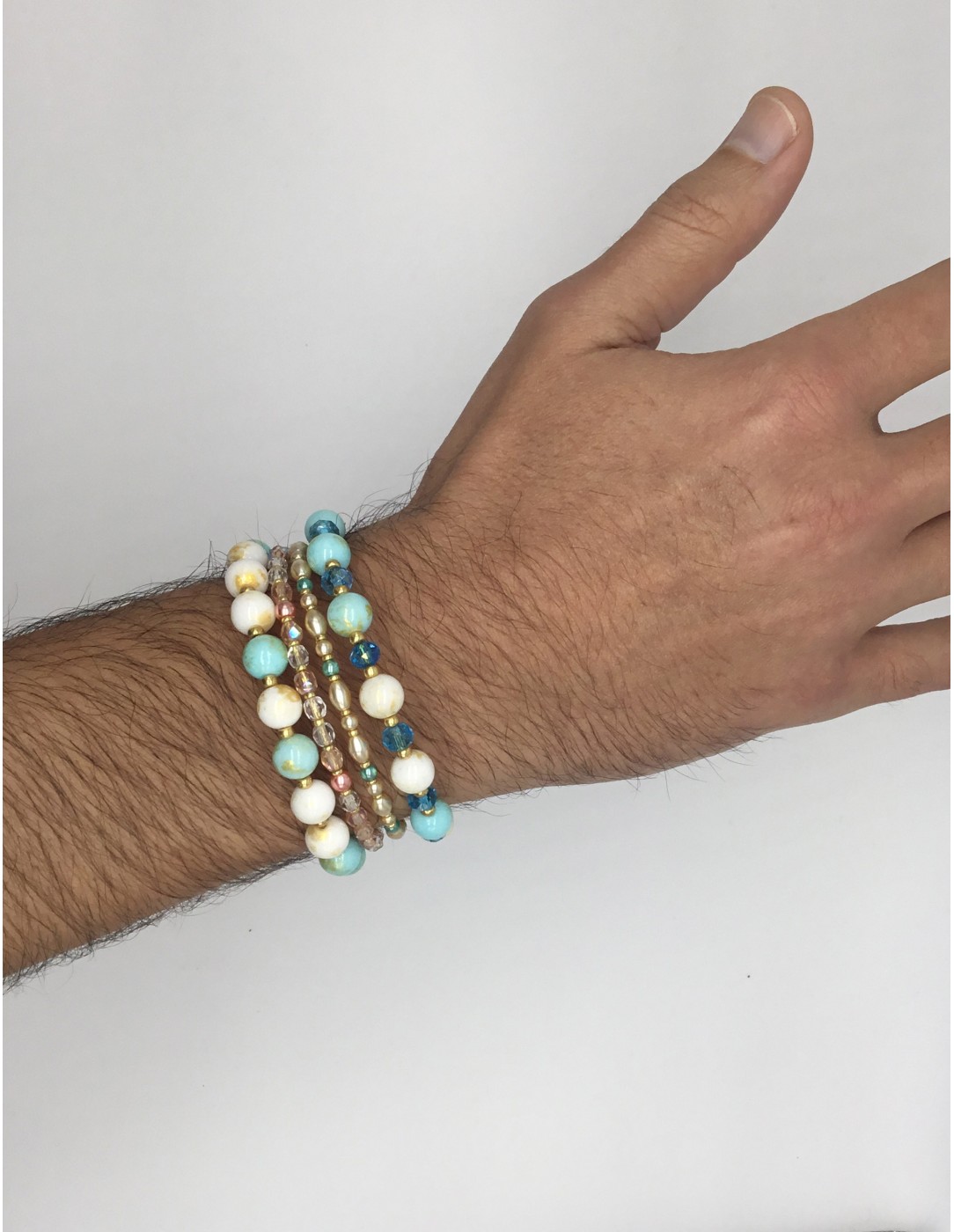 Zosimi Beads - Athena Wrap Bracelet - Ocean...